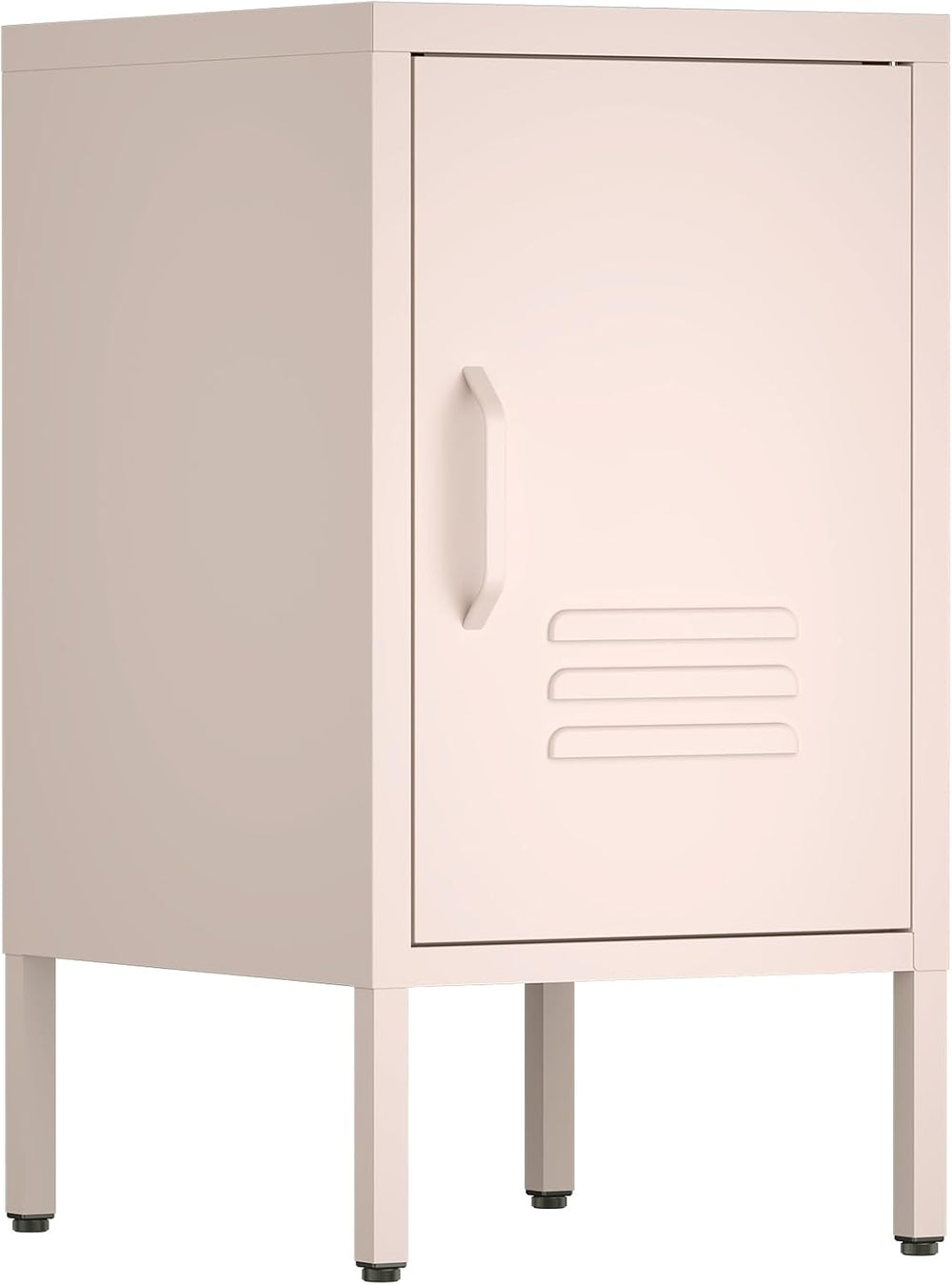IRONFFICE Metal Cabinet,Locker Nightstand with Shelf,Metal Storage Locker,Ste...