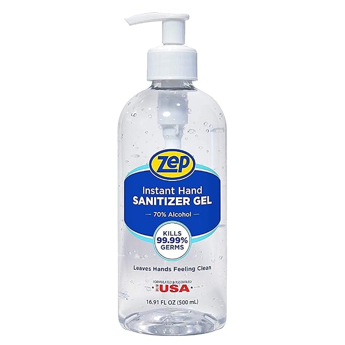 Zep Instant Hand Sanitizer Gel 70% Alcohol 500Ml Case of 12 - Image 5