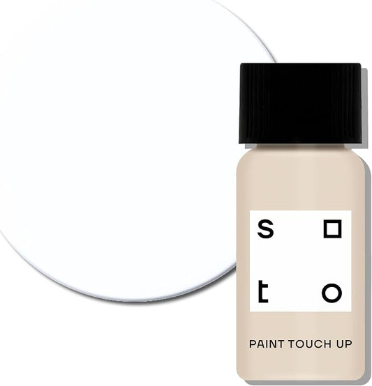 soto White Paint Touch Up, Satin Finish — 10 Milliliters of Scratch Repair by soto