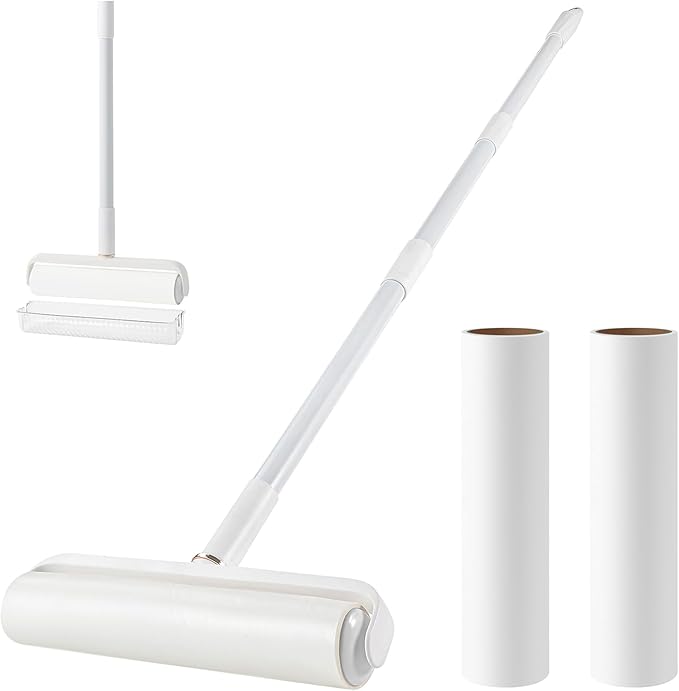 Floor Lint Roller Long Handle by MINGRACE