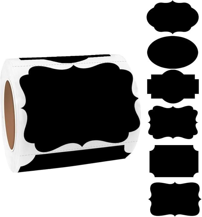 Black Labels Stickers by Yeachlaing