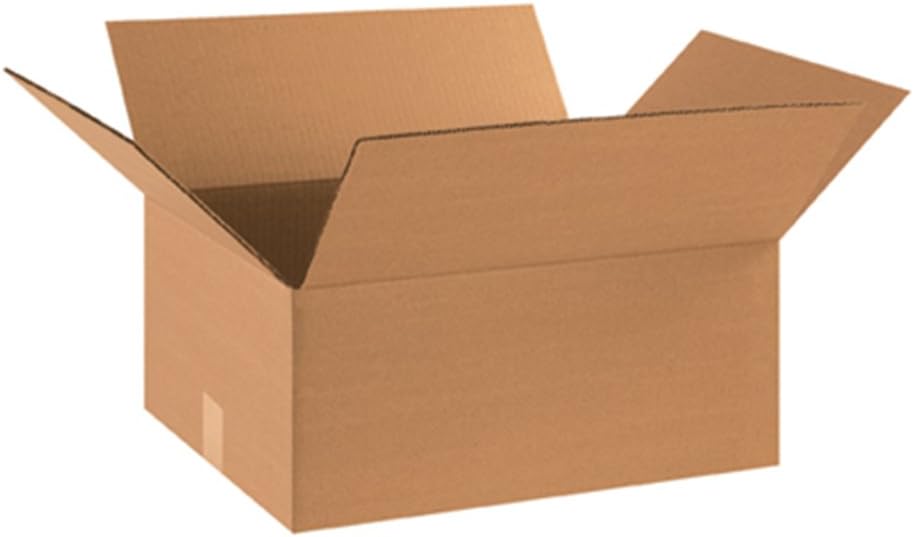 BOX USA Shipping Boxes Medium 18"L x 14"W x 8"H 20-Pack - Corr...