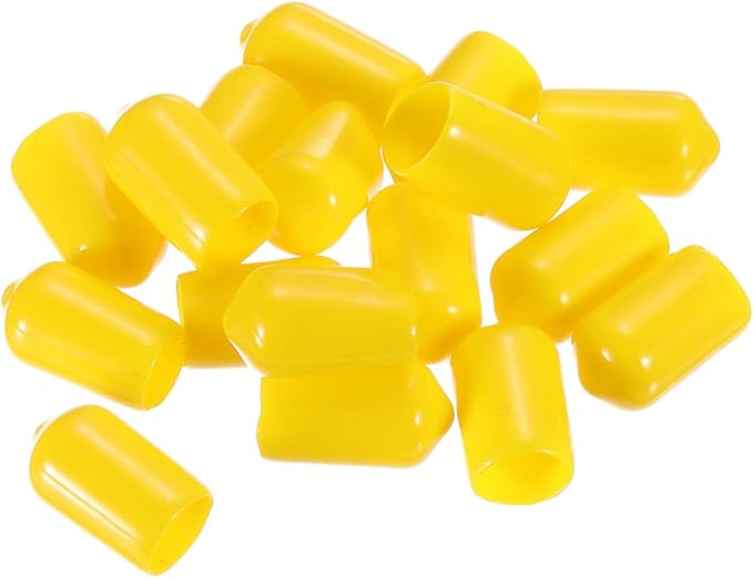 uxcell 20pcs Rubber End Caps 9mm ID Vinyl PVC Round Tube Bolt Cap Cover Screw - Image 4