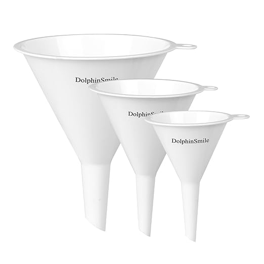 Plastic Kitchen Funnel Set of 3, Round Kitchen Funnels by Unknown