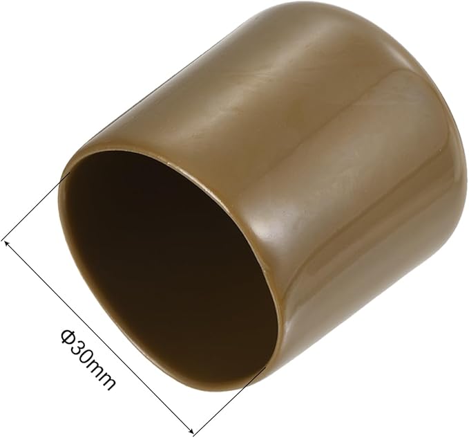 uxcell 20pcs Rubber End Caps 30mm ID Vinyl PVC Round Tube Bolt Cap Cover Screw - Image 3