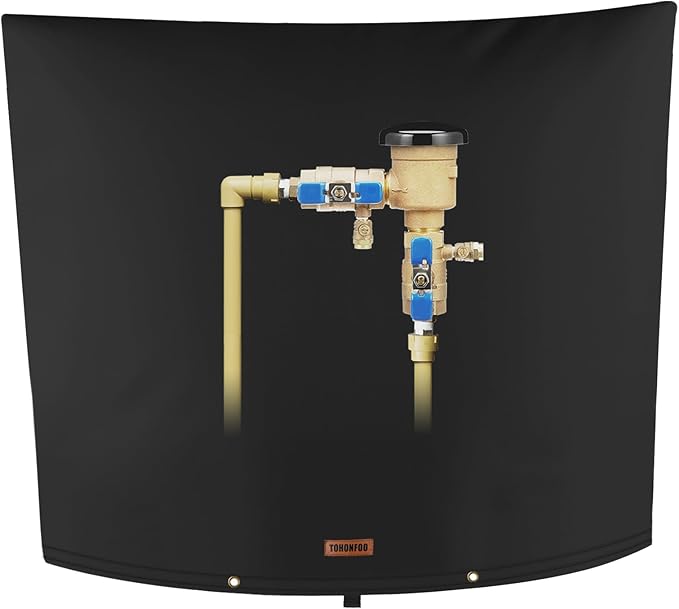 TOHONFOO Backflow Preventer Pipe Insulation Cover by TOHONFOO