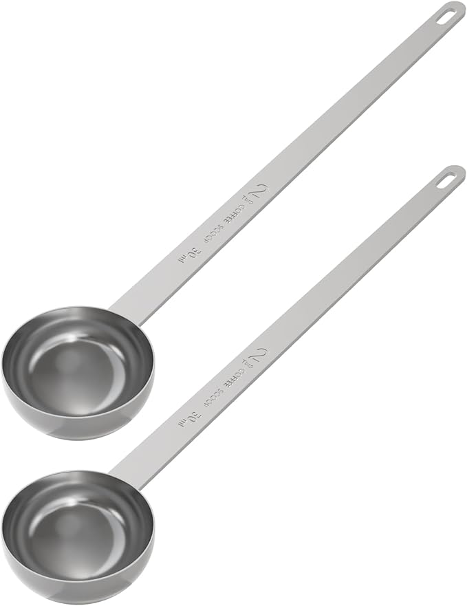 2PCS 2 Tablespoon Coffee Scoop, 9.5" Long Handle Measuring Spoon, Two tbsp by LEIFENY