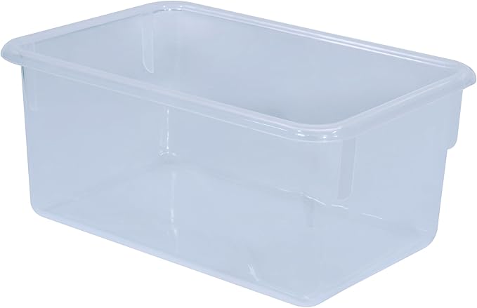 Wood Designs Cubby Storage Bin, Heavy Duty Plastic Containers - Image 2