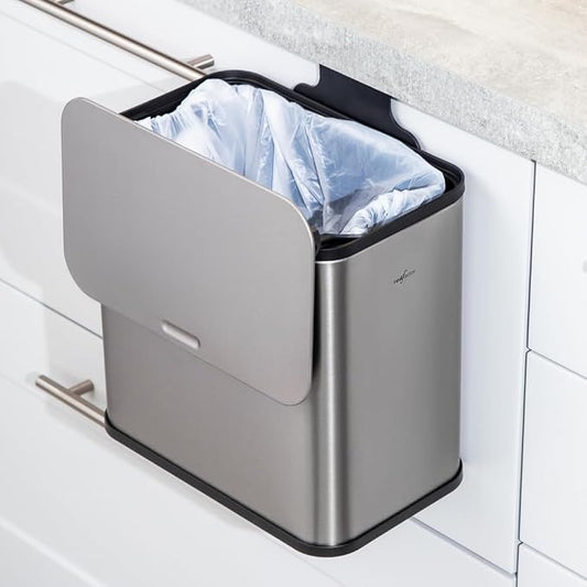 RedFactor Stainless Steel Hanging Trash Can by REDFACTOR