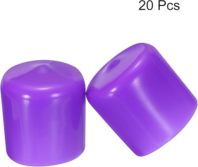 uxcell 20pcs Rubber End Caps 30mm ID Vinyl Round Tube Bolt Cap Cover Screw - Image 2