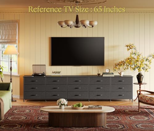 Huuger 94.5 Inch Extra Long Dresser for Bedroom, Large Dresser for Closet