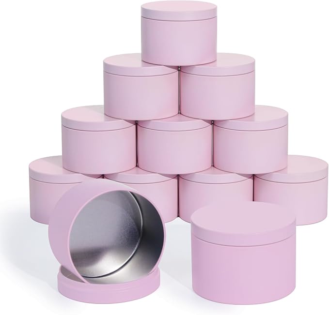 Candle Tins with Lids, 3-Wick Jars 14oz/420ml by Tobeno1candlemakingsupplier