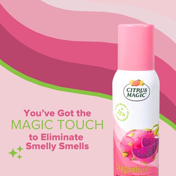 Citrus Magic Odor Eliminating Air Freshener Spray, Dragonfruit, Citrus and Sage - Image 2