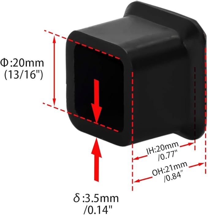 Flyshop Durable Non-Marking Silicone Chair Leg Caps Tips Floor Protectors - Image 3