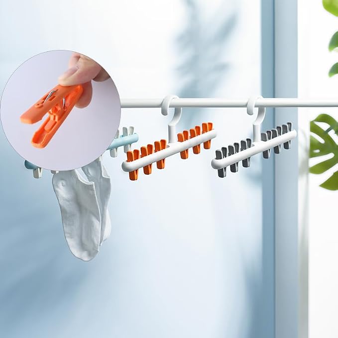Clothes Hanger 2 Pack Clothes Drying Racks Windproof - Image 3
