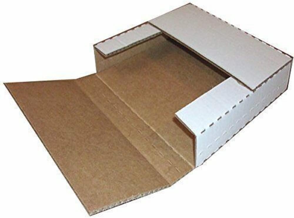 100 Record lp Mailer Mailers White Holds 1 to 4 Albums - 12" Record LP V...
