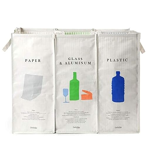 216 Separate Recycling Waste Bin Bags by Unknown