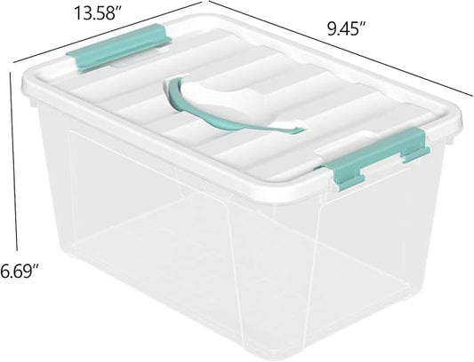 Xyskin 14 Quart Clear Storage Bins - Image 2