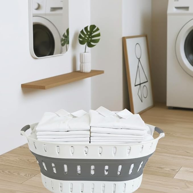 Premium Collapsible Laundry Baskets – Foldable Laundry Basket & Hamper Bin 45L - Image 7