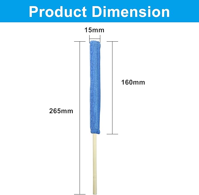 12 Pack Microfiber Detail Duster Sticks, Mini Dusters - Image 3