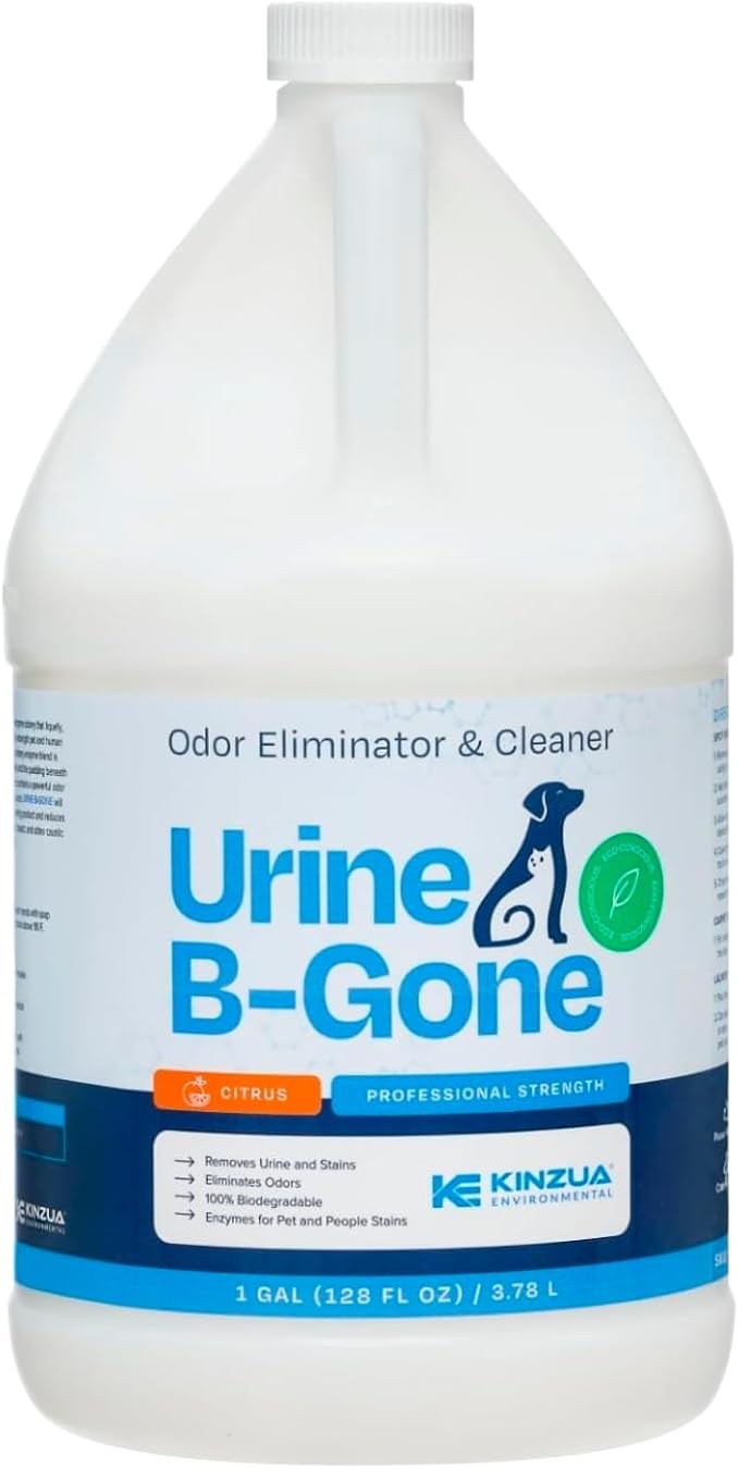 KINZUA ENVIRONMENTAL Urine B-Gone, Professional Enzyme Odor Eliminator & Pet by KinzuaEnvironmental