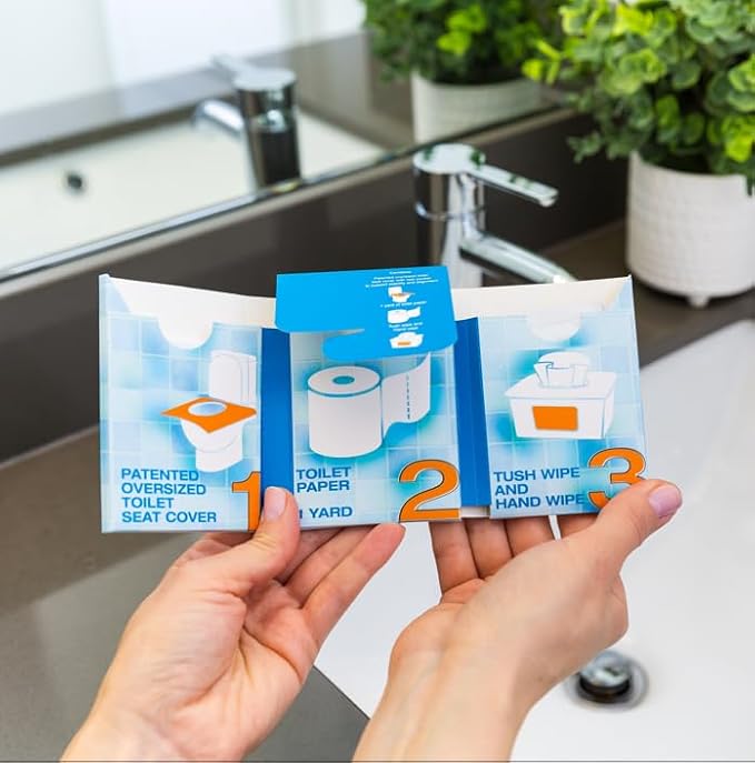 The Restroom Kit – Mini Toilet Paper & Travel Hygiene Kit | to Go Toilet Paper - Image 5