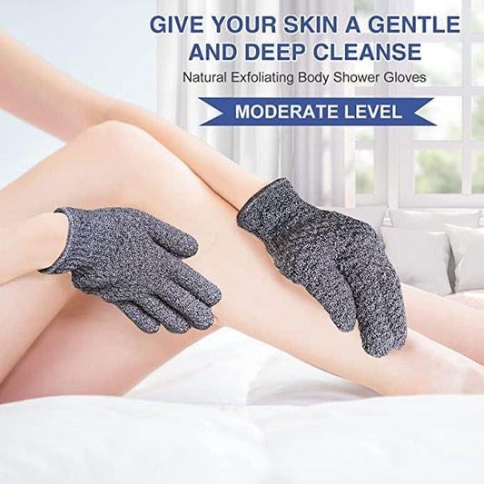 Yiclick Heavy Exfoliating Gloves, Exfoliating Body Scrubber - Image 2
