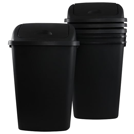 Teyyvn 13 Gallon Tall Kitchen Swing Lid Garbage Container by Teyyvn