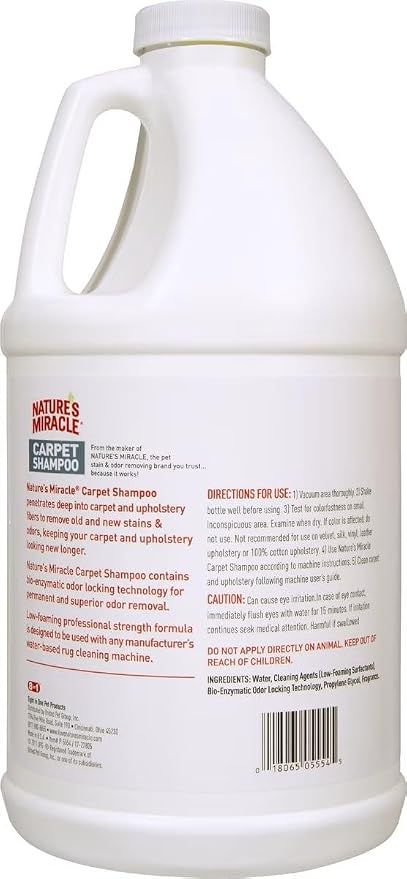 Nature’s Miracle Carpet Shampoo, Deep-Cleaning Pet Stain And Odor Remover - Image 2