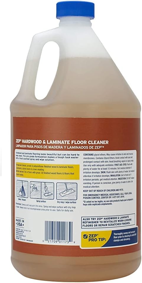 Zep Industrial Hardwood and Laminate Floor Cleaner - Image 2
