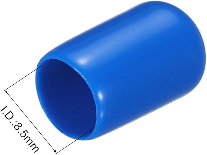 uxcell 20pcs Rubber End Caps 8.5mm ID Vinyl PVC Round Tube Bolt Cap Cover Screw - Image 3