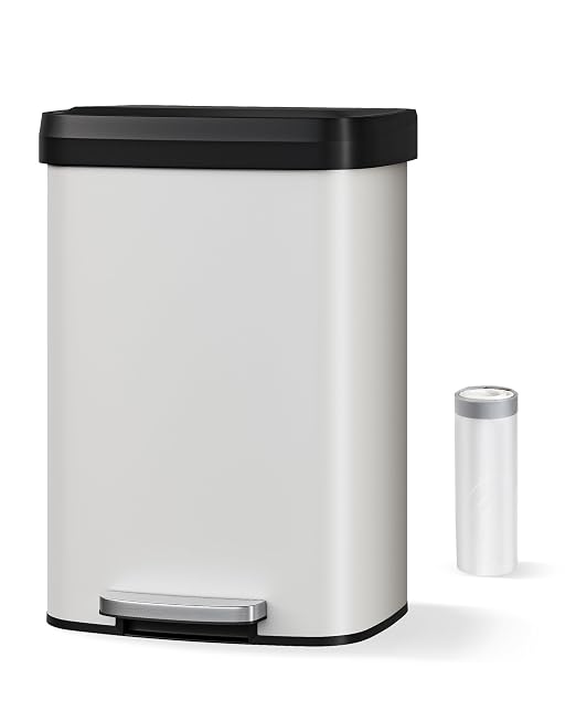 Garvee 13 Gallon / 50 Liter Metal Trash Can - Image 7