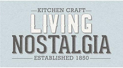 KitchenCraft Living Nostalgia Cleaning Caddy with Handle, Metal, 33 x 21 x 26 cm, French Grey