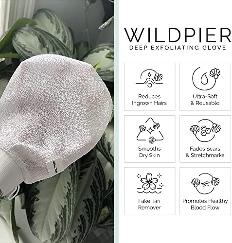 Wildpier Beauty Exfoliating Glove 2 Pack Mitt Body Scrub - Image 2