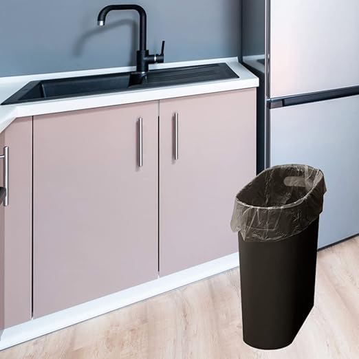 Small Trash Can Plastic Bathroom Wastebasket 3.2 Gallon Slim Garbage Container - Image 7