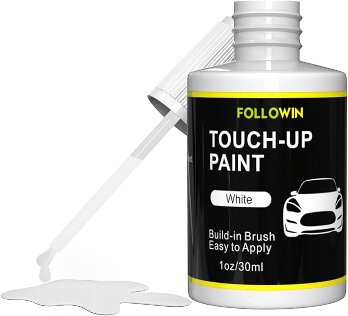 FOLLOWIN White Touch Up Paint for Cars, Car Paint Scratch Repair, Built-in by FOLLOWIN