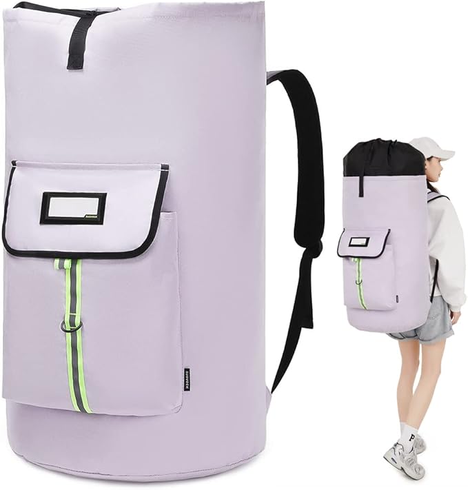 laundry bag backpack, extra-large heavy duty laundry bags, laundry backpack by SUOVOCK