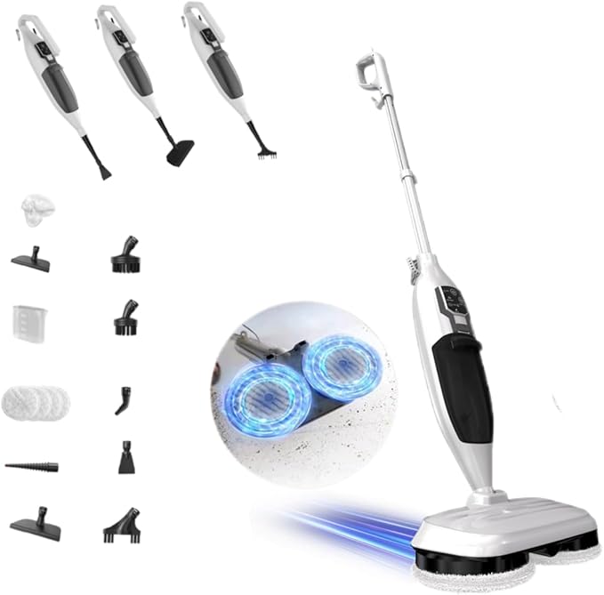 Steam Mop with 13 Accessories, Steam Cleaner by TORDER