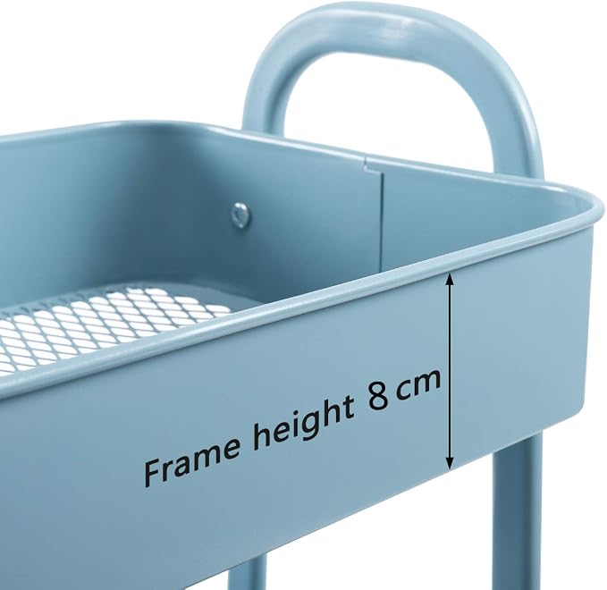 AGTEK Makeup Cart, Movable Rolling Organizer Cart - Image 7