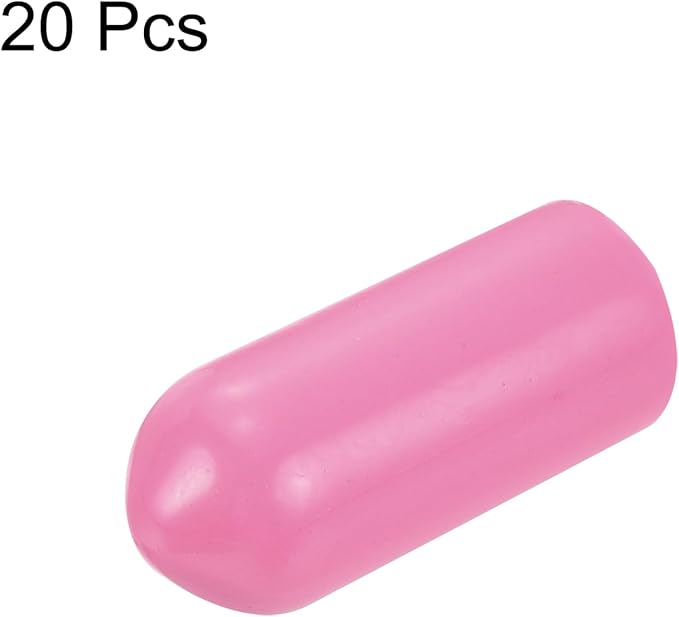 uxcell 20pcs Rubber End Caps 6mm ID Vinyl PVC Round Tube Bolt Cap Cover Screw - Image 2