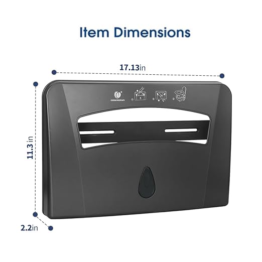 Toilet Seat Cover Dispenser, Wall Mounted Toilet Seat Cover Disposable Paper - Image 3