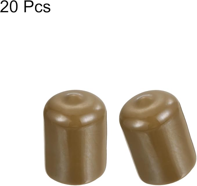 uxcell 20pcs Rubber End Caps 19mm ID Vinyl PVC Round Tube Bolt Cap Cover Screw - Image 2