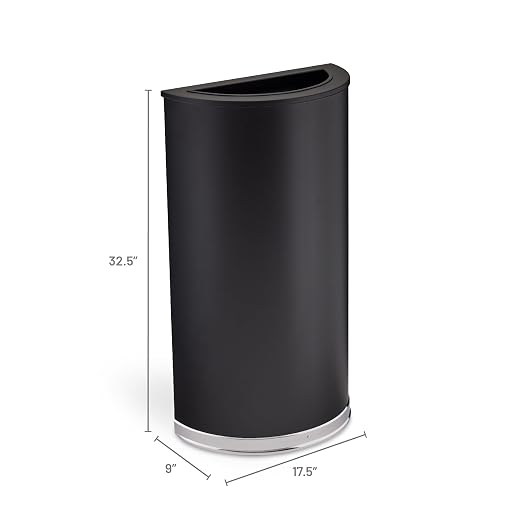 Safco Trash Can, 15 Gallon Garbage Bin - Image 6