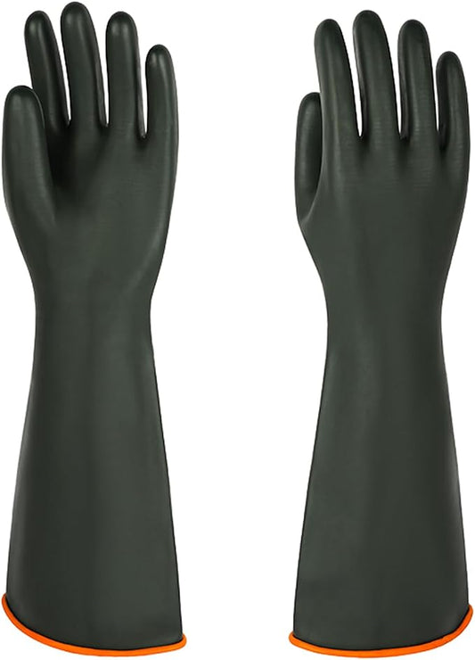 North Tower Heavy-Duty Latex Chemical Resistant Gloves by GOLVESHELPYOUIMPROVELIFE