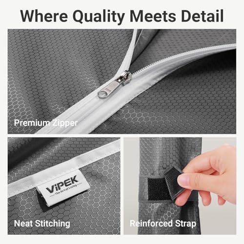 VIPEK R3C Covered Clothing Rack for Hanging Clothes Rolling Closet