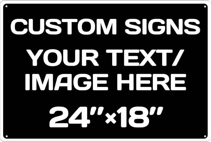 Custom christmas decorations, Aluminum Weatherproof Metal Sign, Optional by Repaly