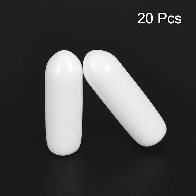 uxcell 20pcs Rubber End Caps 3.5mm ID Vinyl Round End Cap Cover Screw Thread - Image 2
