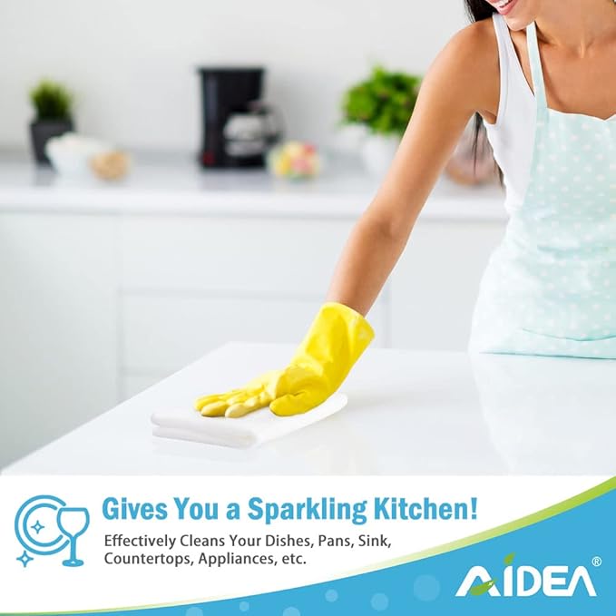 AIDEA White Microfiber Cleaning Cloth 24PK, Absorbent Cleaning Rags - Image 5