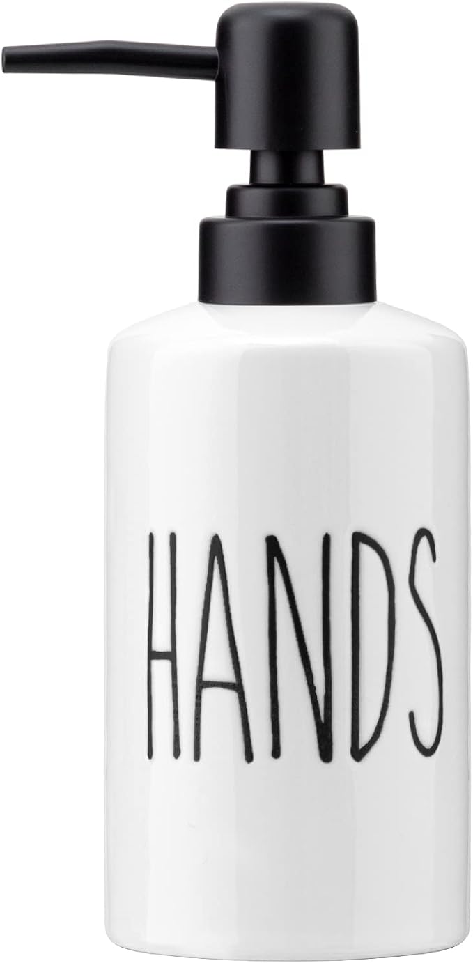 FE Hand Soap Dispenser, 10oz Ceramic Soap Dispenser by IntoYourHouseOntoYourTable