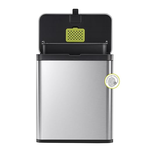 EKO Kitchen Compost Bin, 7L / 1.85 Gal Stainless Steel by EKO